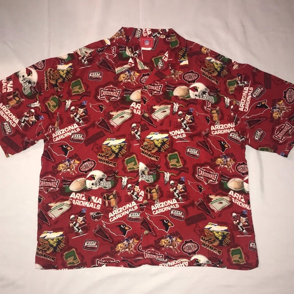arizona cardinals hawaiian shirt